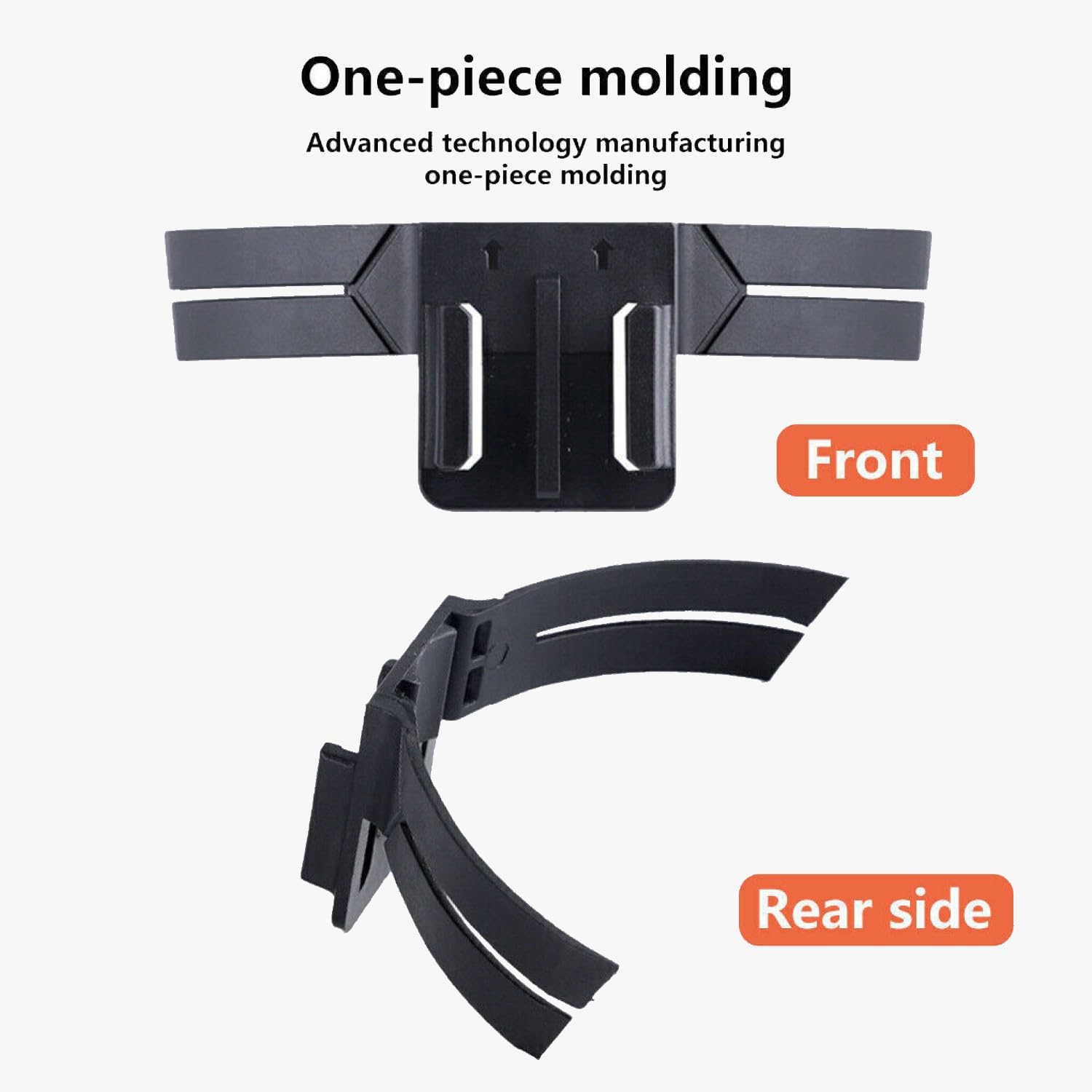 Sounce Action-cam Compatible Chin Mount for Motorcycle Helmets | Secure and Convenient for GoPro and Action Cameras | 3M VHB Tape
