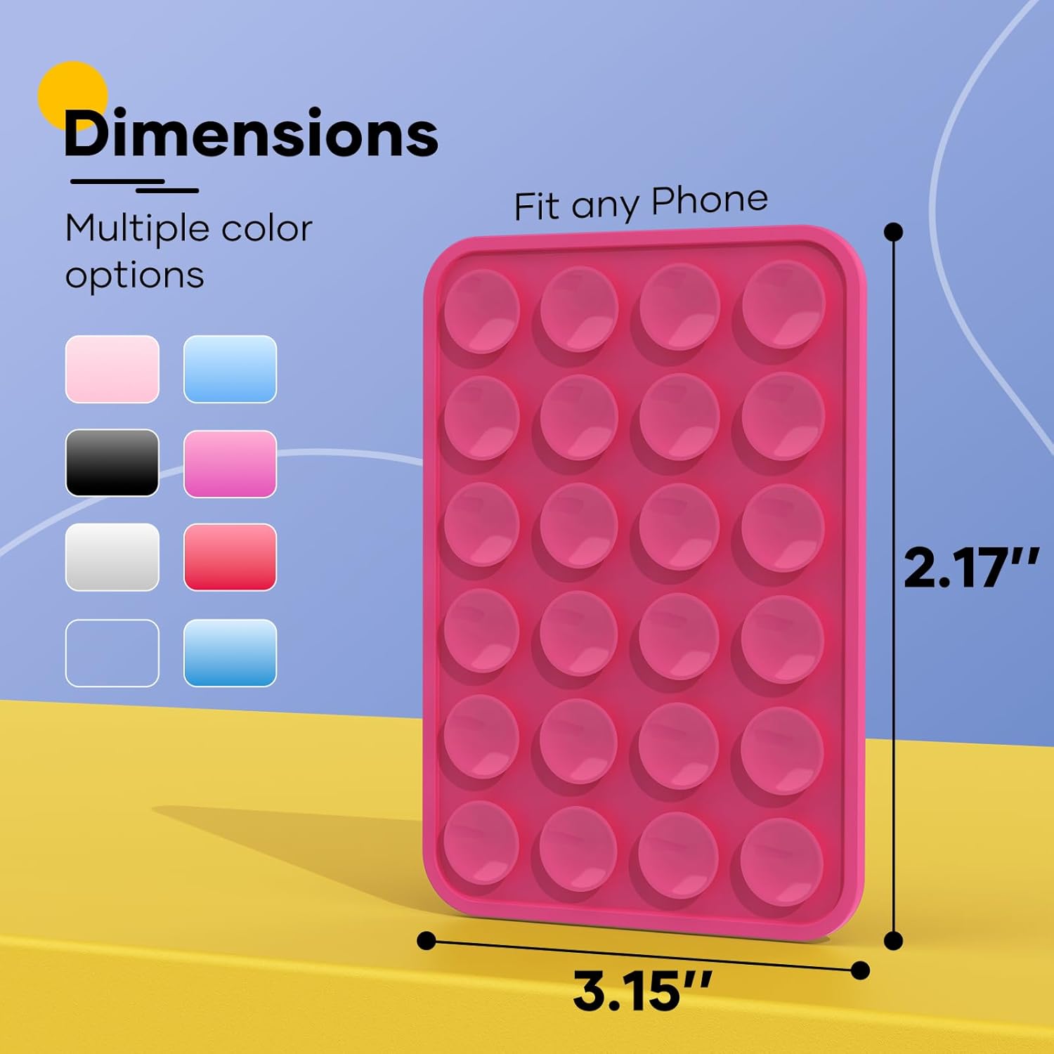 Sounce Suction Phone Case Mount – Ultra-Strong Grip for Vlogging, Selfies & Content Creation