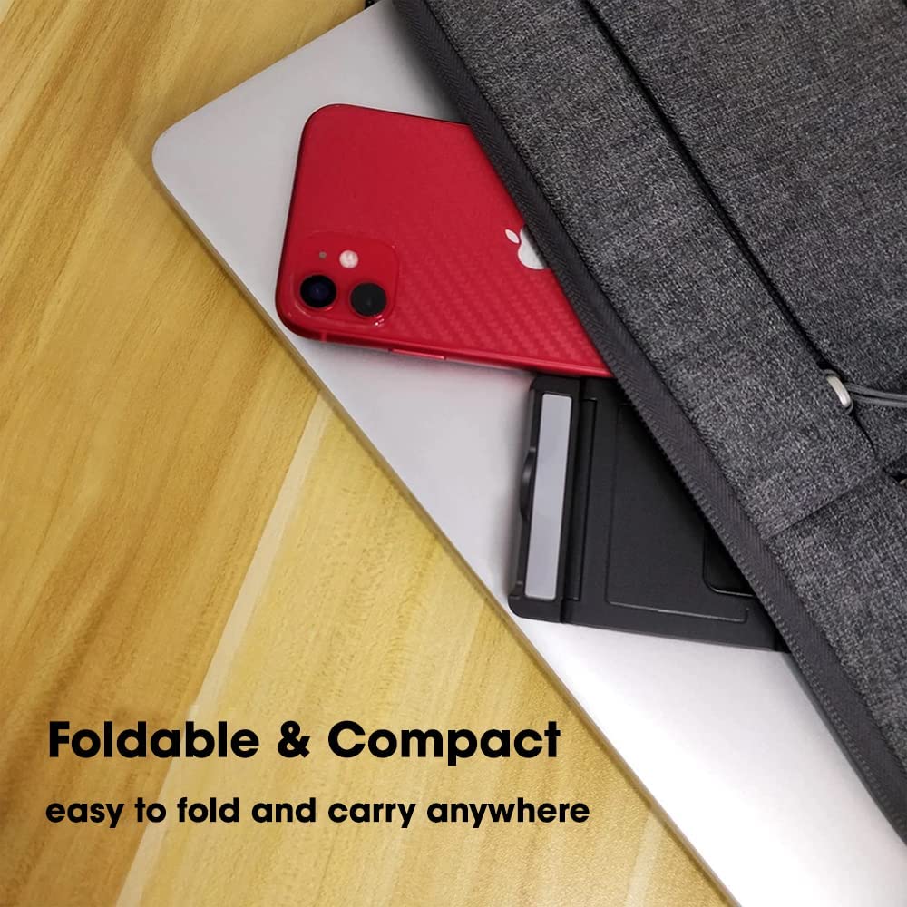 Sounce Indoor Entertainment & Watching a Movie Multi Angle Tablet/Mobile Stand. For iPhone, Android.Portable, Foldable Stand. Perfect for Bed, Office, Home, Gift and Desktop (Pack of 2) (Black - Cyan)