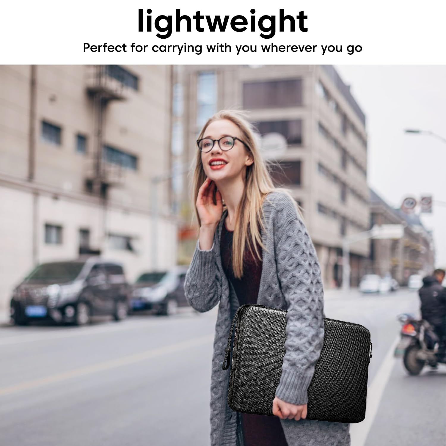 Sounce Hard Laptop Sleeve for 13–14 Inch Laptops – Slim Shockproof & Water-Resistant EVA Carrying Case for MacBook Pro/Air M1 M2, Surface Laptop 3/2, Dell XPS 13, Inspiron 13, Lenovo, Asus, HP & More