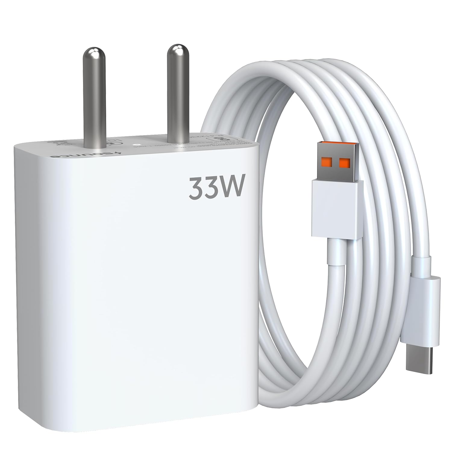 33W USB Type-C Fast Charger with Cable – Compatible with Mi, Redmi, Poco & Power Banks