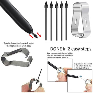 Sounce Stylus Pen Nib Replacement Nibs for Samsung S Pen Refill Tool S