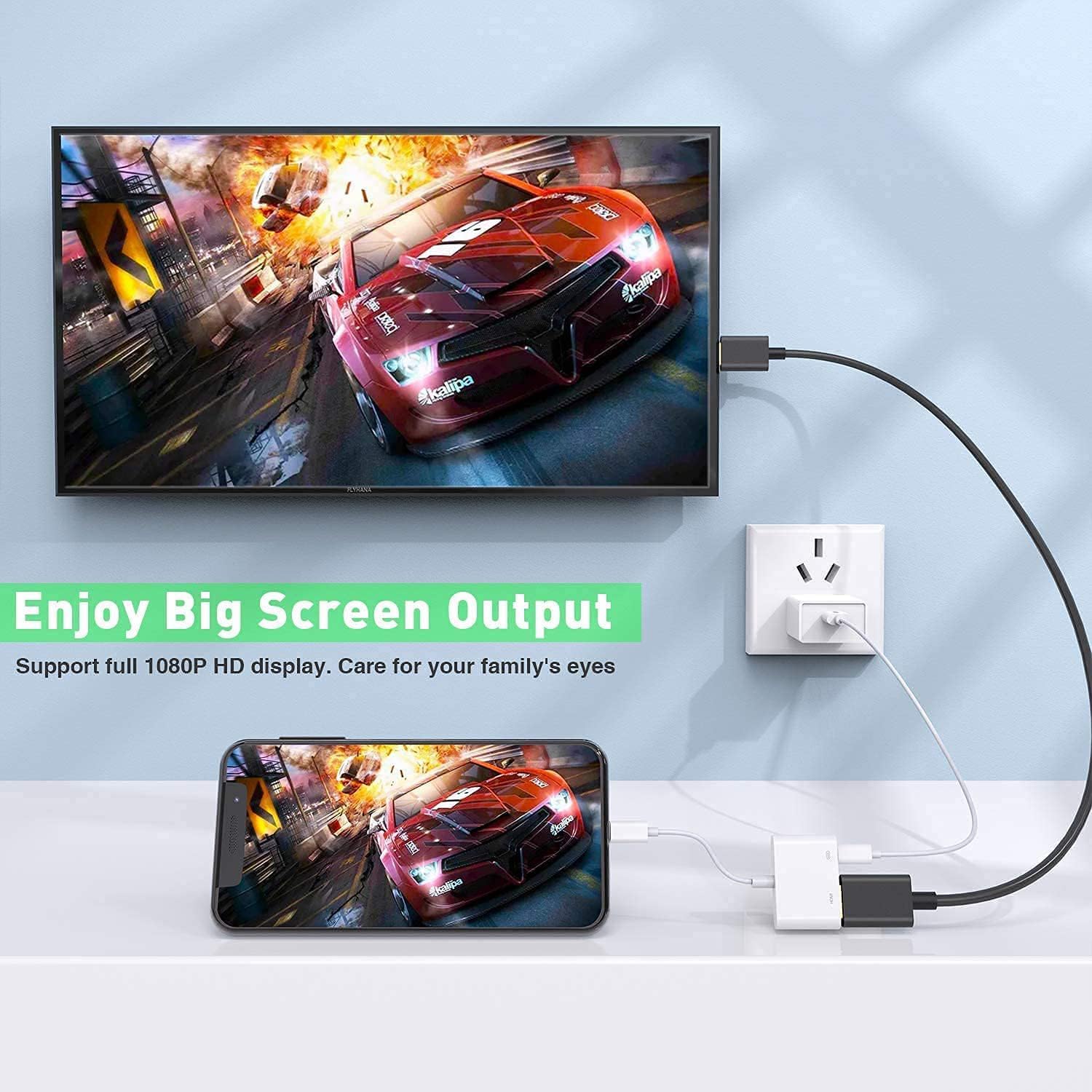 Sounce Type-C to Lightning 20W Charging Cable, 3A Fast Charging Cable with Up to 480 Mbps High-Speed Data Transfer & Sync Cord Compatible with iPhone, iPad, iPad Air, Pro, Mini & Other iOS (White)