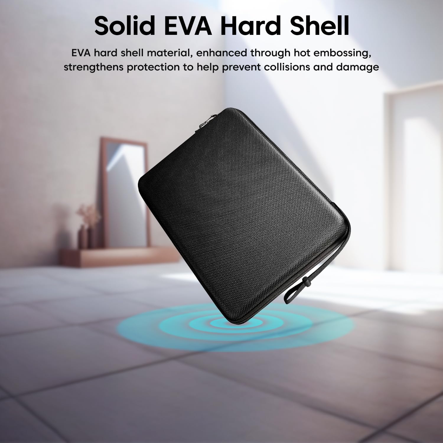 Sounce Hard Laptop Sleeve for 13–14 Inch Laptops – Slim Shockproof & Water-Resistant EVA Carrying Case for MacBook Pro/Air M1 M2, Surface Laptop 3/2, Dell XPS 13, Inspiron 13, Lenovo, Asus, HP & More