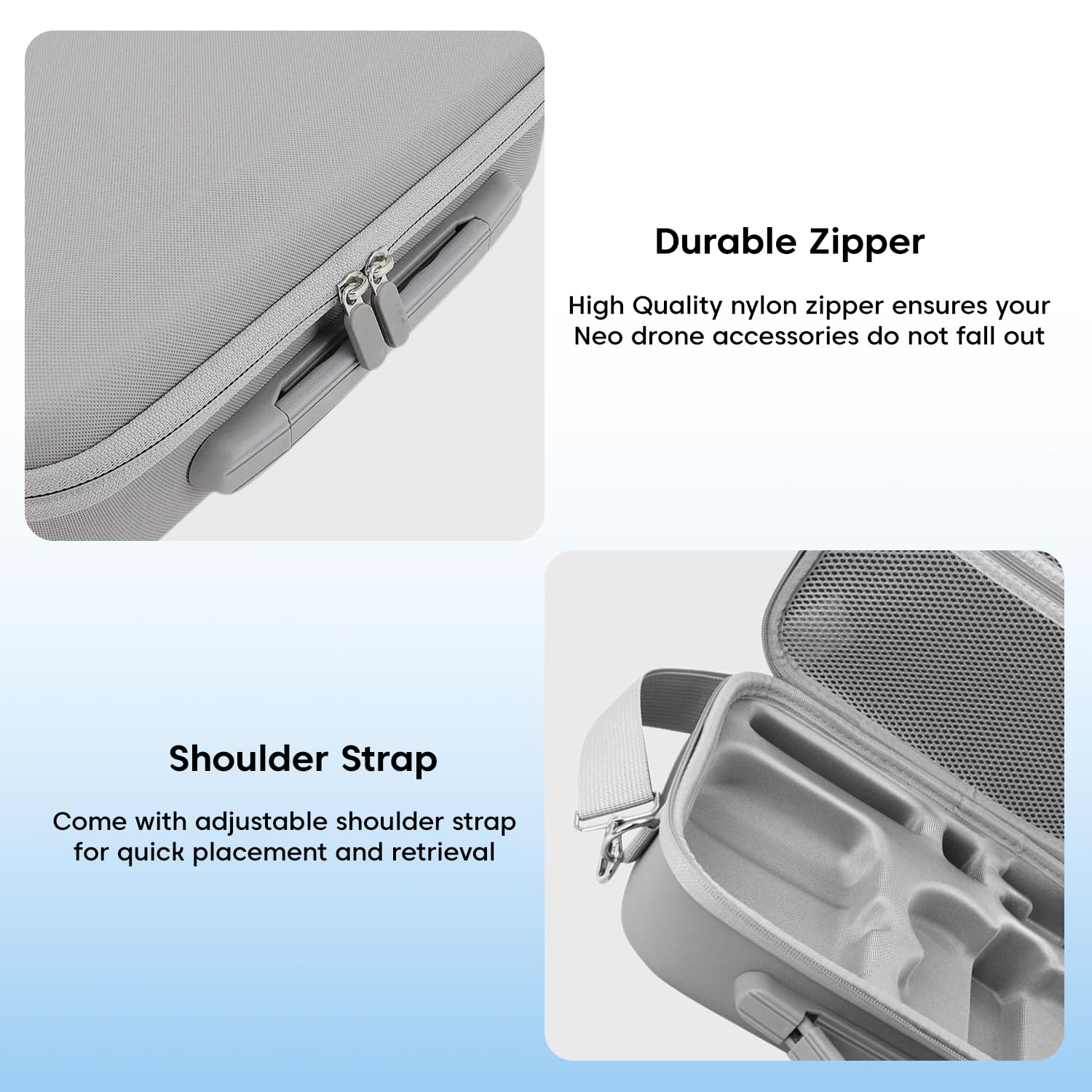 Sounce Carrying Case for DJI Neo, Neo Fly More Combo Accessories, Compatible with RC-N3 Remote Controller, Neo Intelligent Flight Battery, Charging Hub (Drone not Included)
