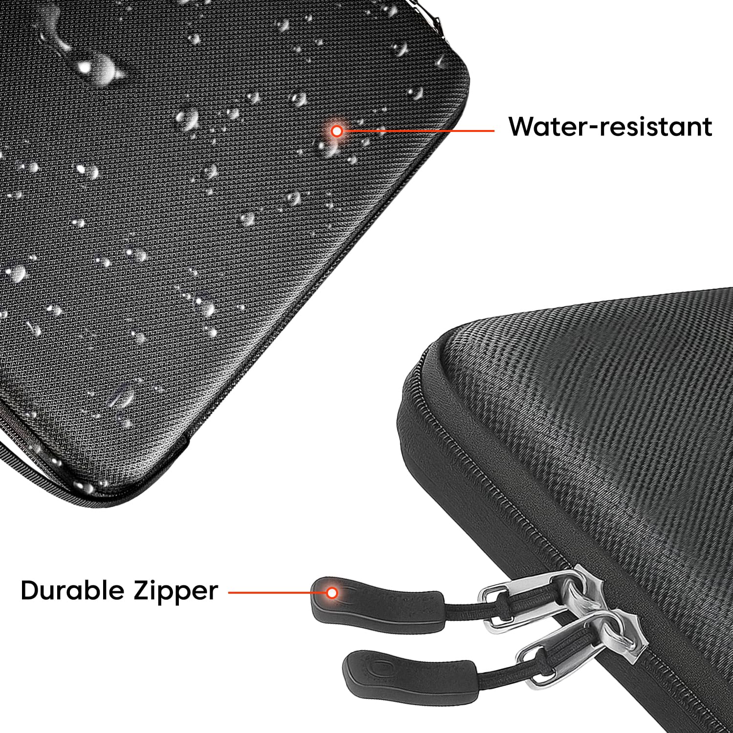 Sounce Hard Laptop Sleeve for 13–14 Inch Laptops – Slim Shockproof & Water-Resistant EVA Carrying Case for MacBook Pro/Air M1 M2, Surface Laptop 3/2, Dell XPS 13, Inspiron 13, Lenovo, Asus, HP & More