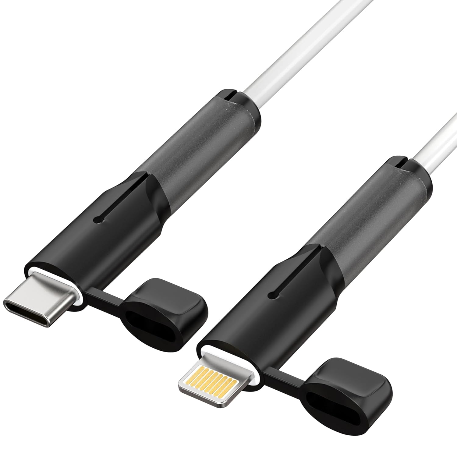 Cable End Protector for Apple Type-C to Type-C – Waterproof Silicone Cap & Anti-Bend Cable Saver | Sounce