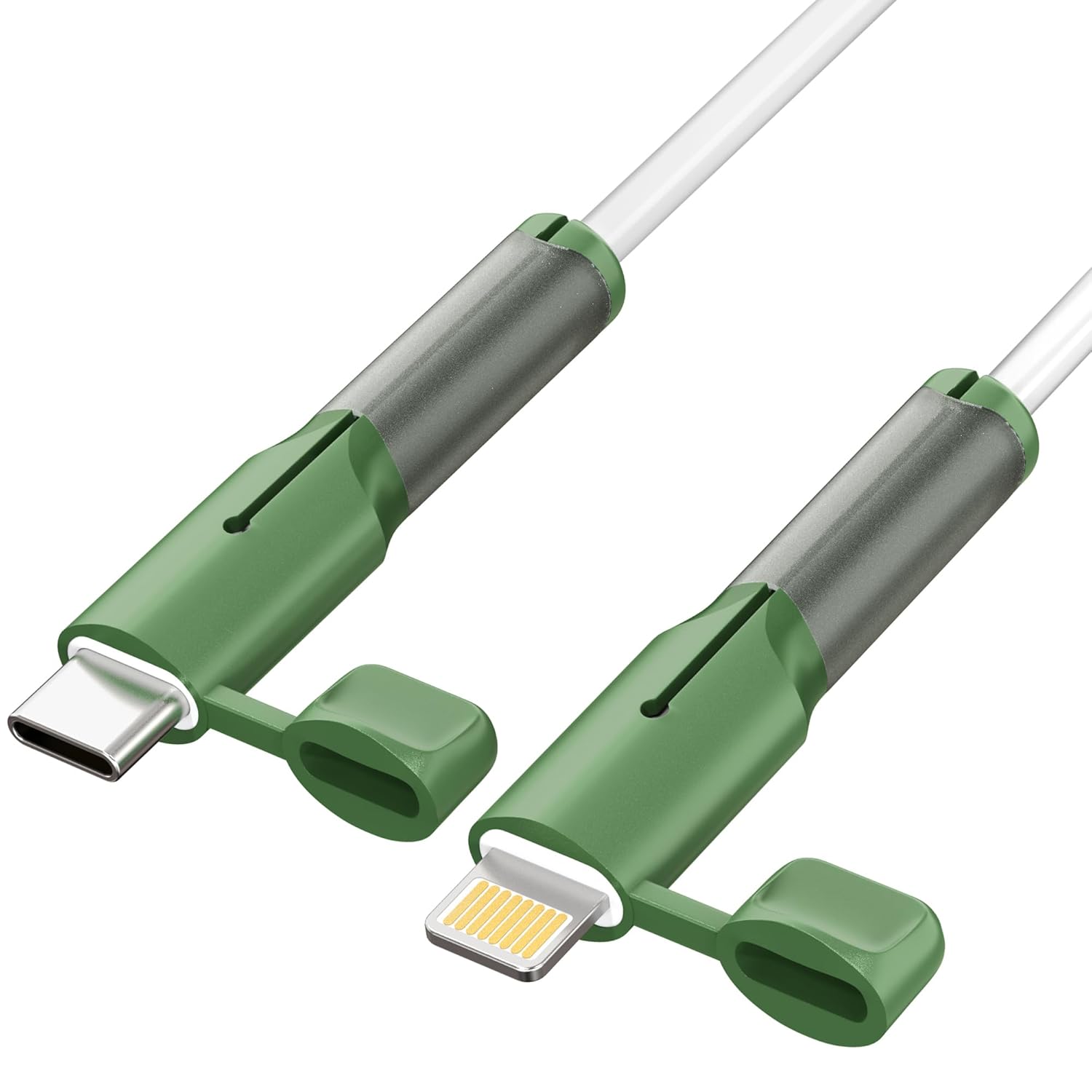 Cable End Protector for Apple Type-C to Type-C – Waterproof Silicone Cap & Anti-Bend Cable Saver | Sounce