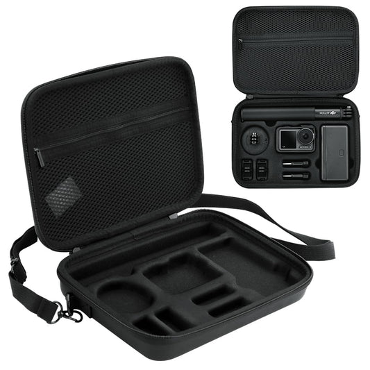 Sounce Action 3 Carrying Case for DJI OSMO Action 3/Action 4/5Pro Camera, Hard Shell Bag Storage Bag with Shoulder Strap Travel Case for DJI OSMO Action 3/4/5pro Camera