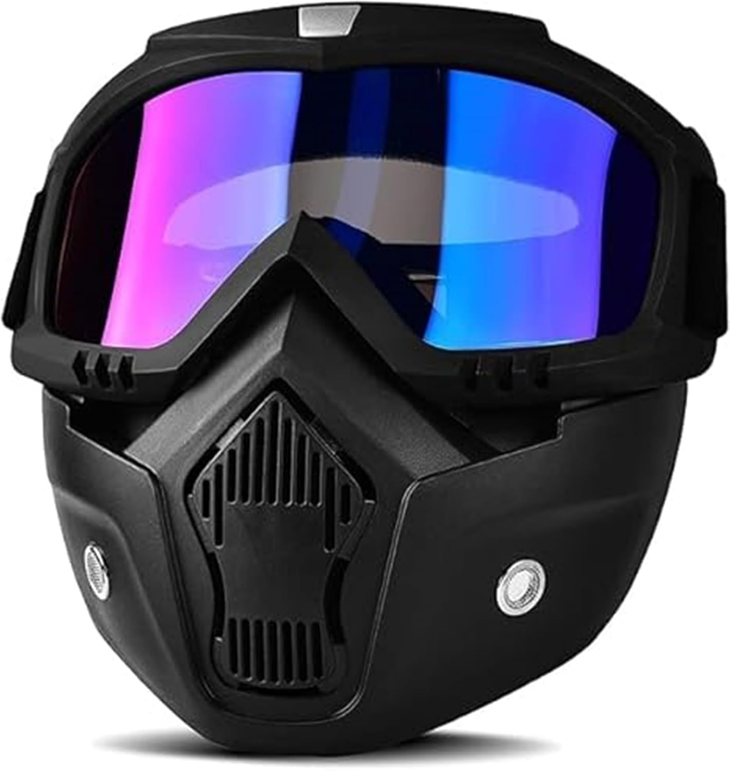 Sounce Anti-Scratch Goggle Bike Mask with UV Protection – Windproof, Detachable Face Shield for Cycling & Outdoor Sports