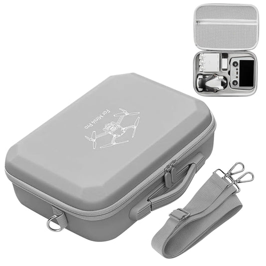 Sounce Carrying Case for DJI Mini 4 Pro – Hard Shell Storage Case for DJI Mini 4 Pro Accessories, RC 2 Controller, Battery Charging Hub & More – Waterproof, Shockproof & Portable Travel Case (Grey)
