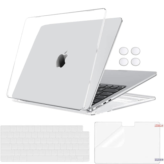 Sounce Case for MacBook Air M2 A2681 13.6 inch Case Cover Plastic Hard Shell for Apple MacBook Air M2 Waterproof Case and Back Cover with TPU Keyboard Skin Cover & Screen Protector