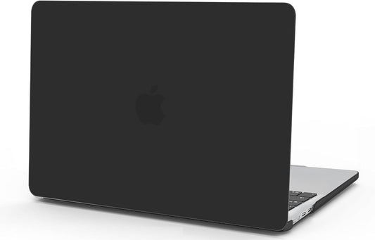 Sounce Case for MacBook Air M2 A2681 13.6 inch M3 A3113 2024 2023 2022 Release Plastic Hard Shell for Apple MacBook Air m2 Cover Waterproof Protector Hard Case and Back Cover Matte Surface - Black