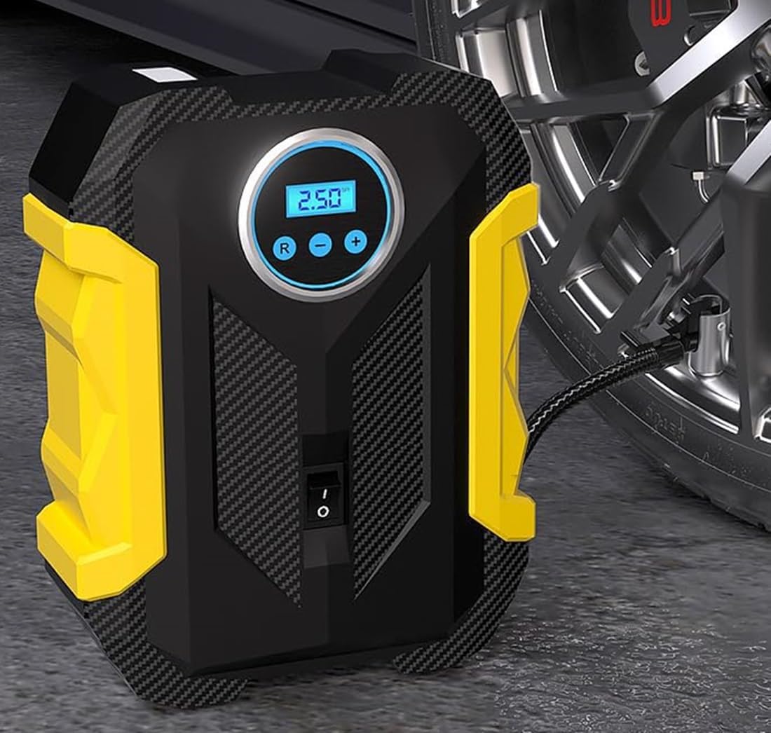 Sounce Floor Cycle Pump with 160 Psi Double Cylinder Portable Foot Pump, Bicycle Pump Portable Air Foot Pump, Tyre Inflator for car Bike and Cycle, Car Air Pump for Tyres