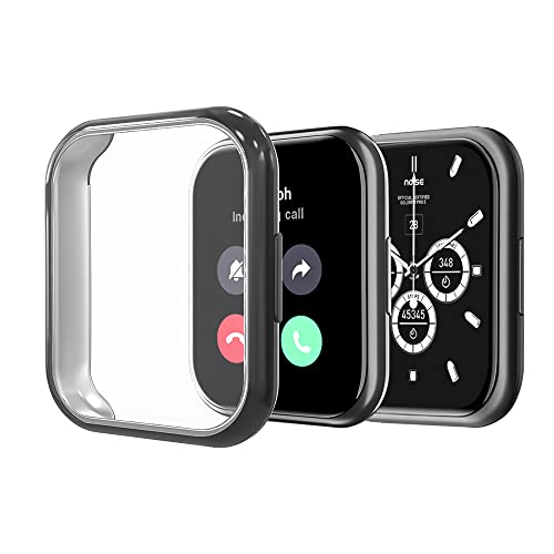 Sounce Protective Case Cover Compatible Noise Colorfit Ultra/Noise Colorfit Ultra Buzz Overall Protective Case TPU HD Clear Ultra-Thin Cover with Unbreakable Screen Guard