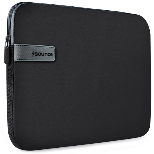 Sounce Protective Laptop Bag Sleeve fits Upto 13.3" Wrinkle Free, Padded, Water Resistant Light Neoprene case Cover Pouch, Compatible for All Notebooks Such as Mac Book Pro (13.3 inch)