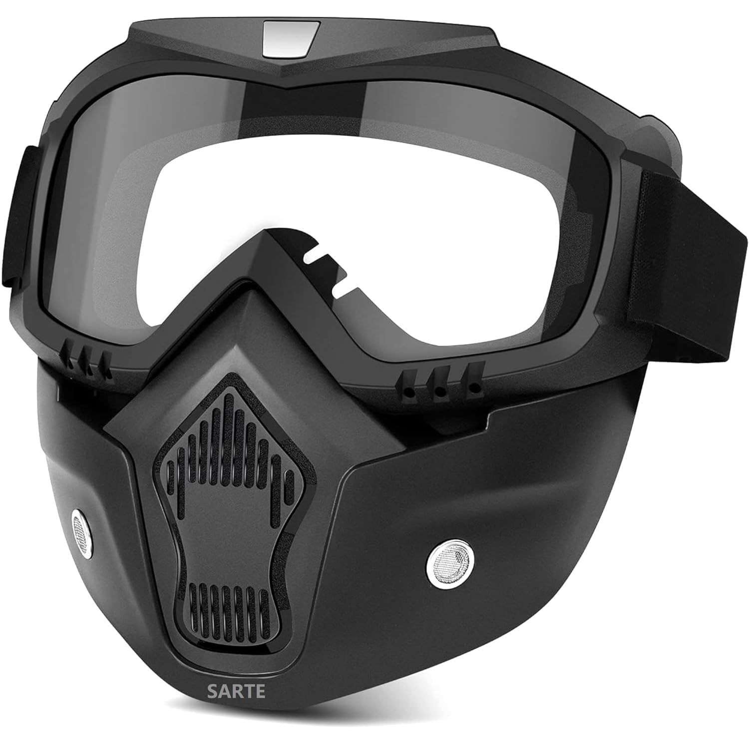 Sounce Anti-Scratch Goggle Bike Mask with UV Protection – Windproof, Detachable Face Shield for Cycling & Outdoor Sports