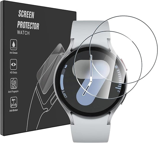 Sounce Tempered Glass Screen Protector for Samsung Galaxy Watch 7 6 5 4 Screen Protective Guard Compatible with 44MM (1.4" inch)