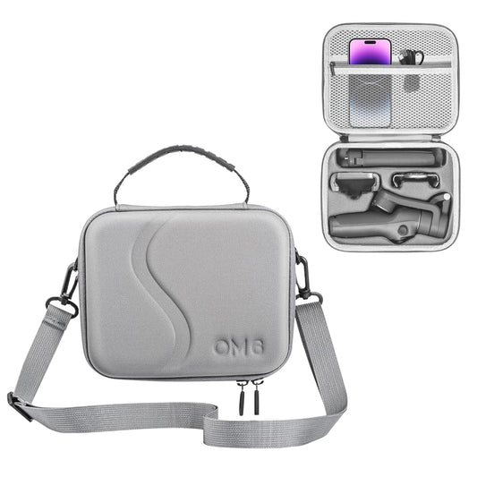 Sounce Waterproof PU Leather Carrying Case for DJI Osmo Mobile 6 – TravelMate Portable Shoulder Bag with Storage for Gimbal Stabilizer & Accessories, Shockproof & Lightweight Design for Travel