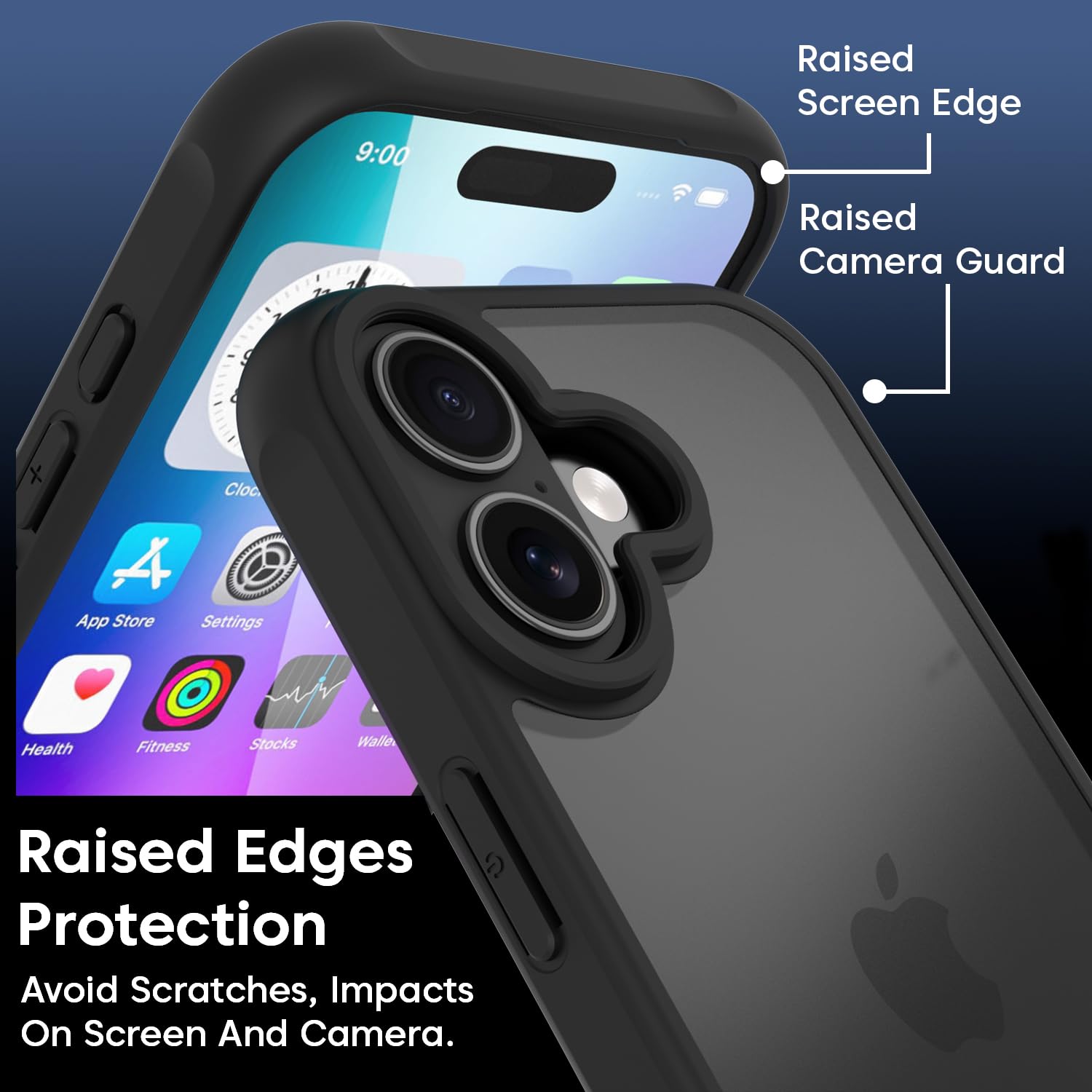 Sounce iPhone 17 / 17 Pro / 17 Air Transparent & Matte Case – MagSafe Compatible Shockproof Back Cover