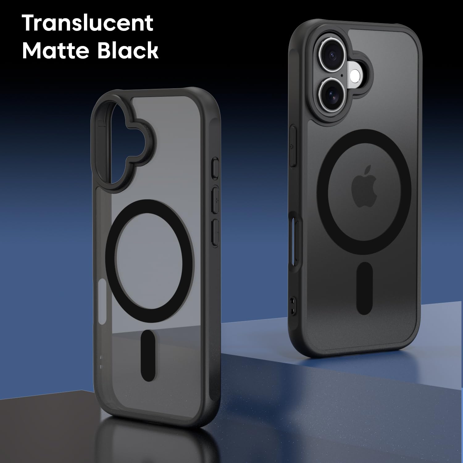 Sounce iPhone 17 / 17 Pro / 17 Air Transparent & Matte Case – MagSafe Compatible Shockproof Back Cover