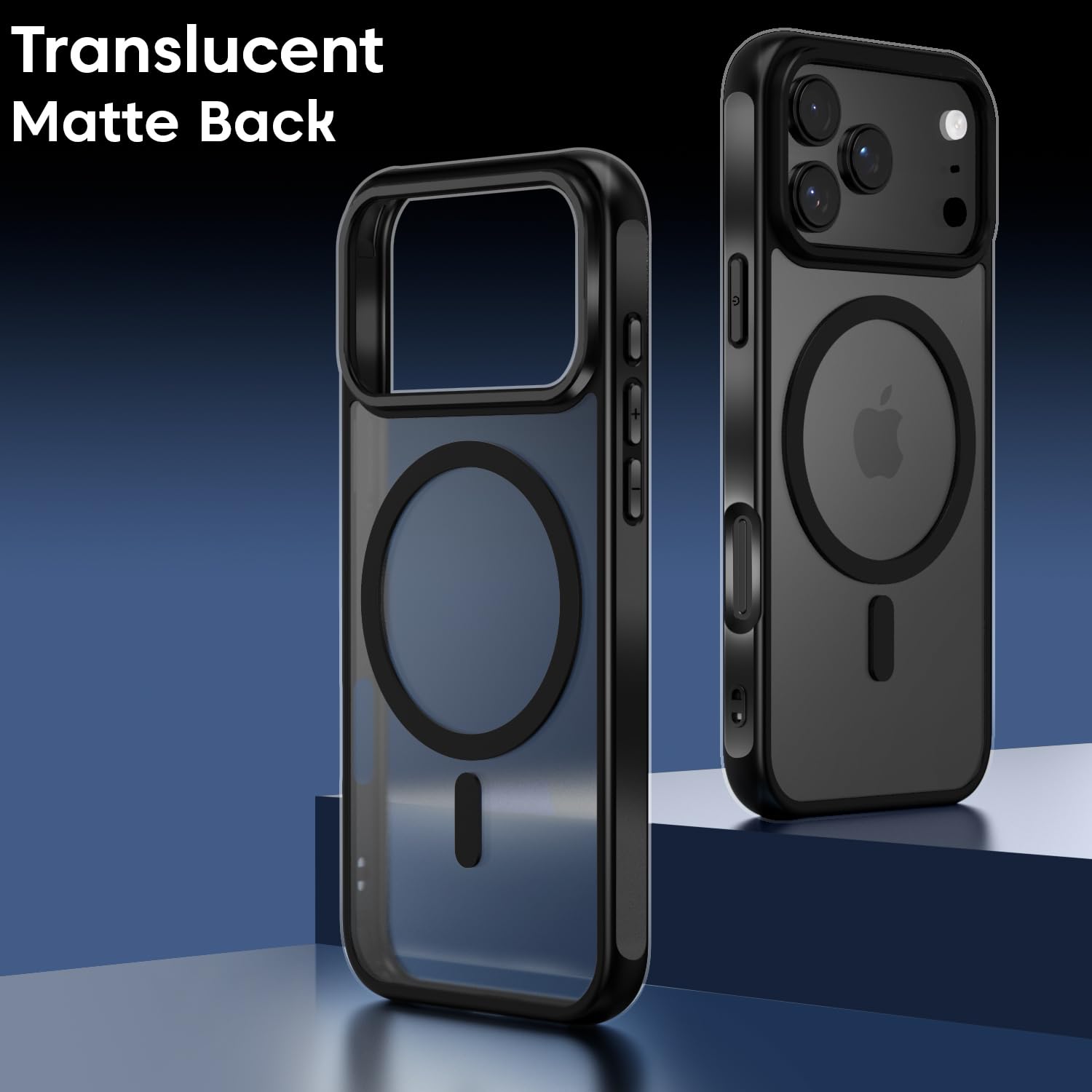 Sounce iPhone 17 / 17 Pro / 17 Air Transparent & Matte Case – MagSafe Compatible Shockproof Back Cover