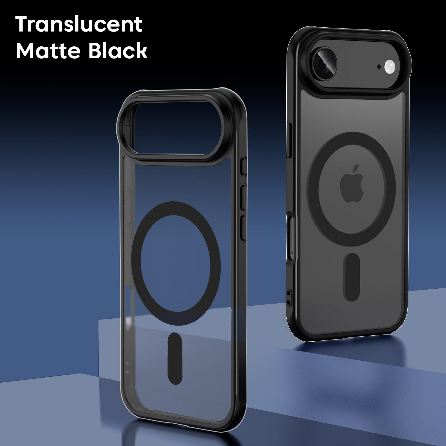 Sounce iPhone 17 / 17 Pro / 17 Air Transparent & Matte Case – MagSafe Compatible Shockproof Back Cover