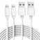 Sounce Fast Phone Charging Cable & Data Sync USB Cable Compatible for Phone 6/6S/7/7+/8/8+/10/11, Pad Air/Mini, Pod and OS Devices