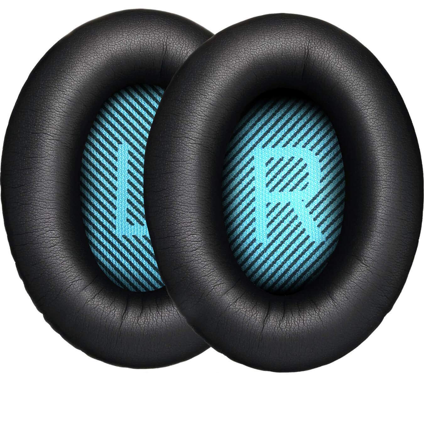 Sounce Replacement Earpads Cushions for Bose QuietComfort 35 (QC35) & Quiet Comfort 35 II (QC35 ii) Headphones, Ear Pads with Softer Leather, Noise Isolation Foam, Added Thickness