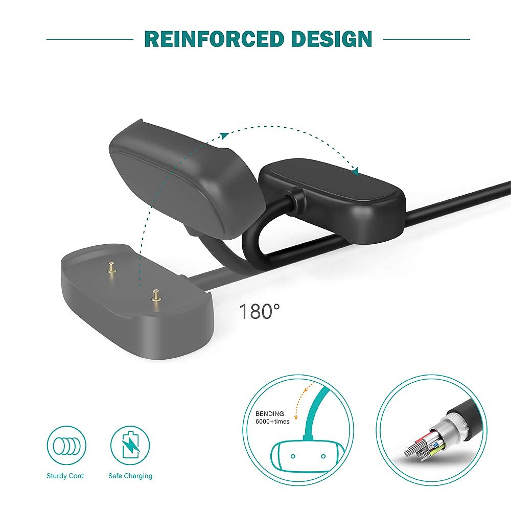 Charging Cable For Amazfit GTS 2 Mini T-Rex Pro GTR 2 2e Charger Cradle For  Amazfit Bip U/POP/Zepp E Adapter Magnetic Fixed