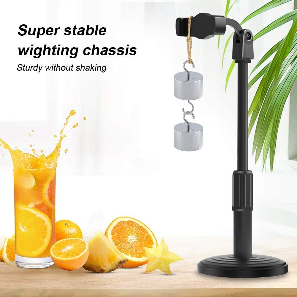 Sounce Phone Stand Height Angle Adjustable Cell Phone Stand Phone Holder for Desk Compatible with OnePlus Redmi Samsung Mi Oppo Vivo iPhone12 Mini 11 Pro Xs Xr X 8 7 Plus, All Smartphones (Black)