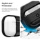 Sounce Tough Case Compatible with AirPods 3 Case with Carabiner, Rugged Protective Cover for AirPods 3rd Generation Case, Scratch Resistant, Drop Protection, Shock Armor Series - (Matte Black)