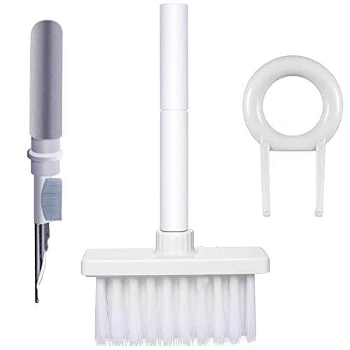 Sounce Cleaning Soft Brush Keyboard Cleaner 5-in-1 Multi-Function Computer Cleaning Tools Kit Corner Gap Duster Keycap Puller for Bluetooth Earphones Lego Laptop AirPods Pro Camera Lens