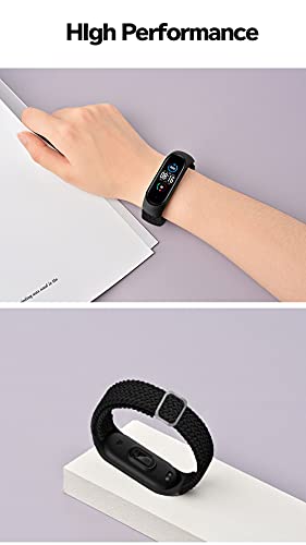 Sounce Cotton Adjustable Xiaomi Mi Band 3/ Mi Band 4/ Mi Band 5 & Mi Band 6 Watch Strap Band Bracelet (Not Compatible with Mi Band 1/2)