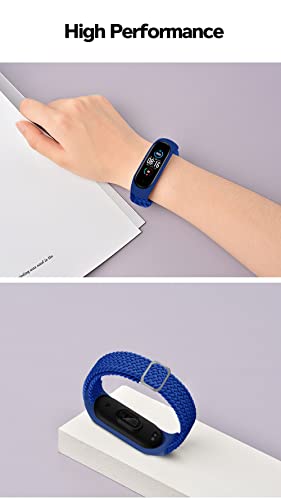 Sounce Cotton Adjustable Xiaomi Mi Band 3/ Mi Band 4/ Mi Band 5 & Mi Band 6 Watch Strap Band Bracelet (Not Compatible with Mi Band 1/2)