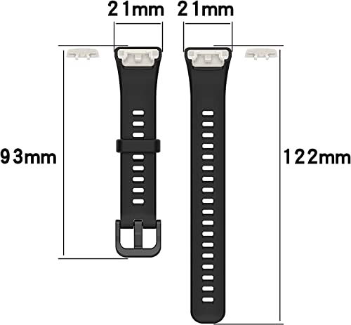 Sounce Replacement Silicone Strap Compatible with Honor Band 6 & Huawei Band 6 (Not Compatible with Any Other Model) Device Not Included Strap Band Bracelet