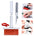 Sounce Cleaning Soft Brush Keyboard Cleaner 5-in-1 Multi-Function Computer Cleaning Tools Kit Corner Gap Duster Keycap Puller for Bluetooth Earphones Lego Laptop AirPods Pro Camera Lens