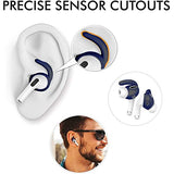 Sounce Premium Silicone Soft Case with Keychain Compatible with AirPods Pro, [5-in-1 Set Sleeve Skin Cover with Anti Lost Strap + Keychain + Earplug + Strap Holder] [AirPods Pro Not Included]