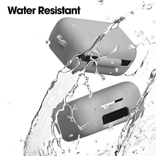 Sounce Earphone Case Cover Compatible with Boult Audio AirBass PowerBuds, Soft Silicone Skin Case Cover Shock-Absorbing Protective Case with Keychain [Front LED Visible] -(Black)  INR₹19900INR₹199.0
