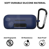 Sounce Earphone Case Cover Compatible with Boult Audio AirBass PowerBuds, Soft Silicone Skin Case Cover Shock-Absorbing Protective Case with Keychain [Front LED Visible] -(Black)  INR₹19900INR₹199.0