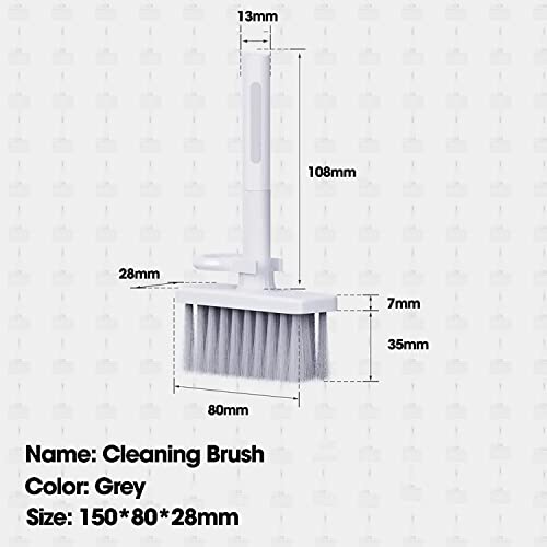 Sounce Cleaning Soft Brush Keyboard Cleaner 5-in-1 Multi-Function Computer Cleaning Tools Kit Corner Gap Duster Keycap Puller for Bluetooth Earphones Lego Laptop AirPods Pro Camera Lens