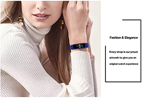 Sounce Cotton Adjustable Xiaomi Mi Band 3/ Mi Band 4/ Mi Band 5 & Mi Band 6 Watch Strap Band Bracelet (Not Compatible with Mi Band 1/2)