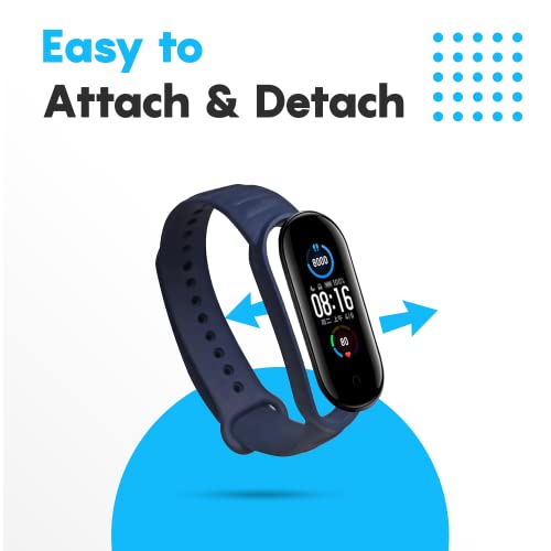 Sounce Adjustable Band Strap Compatible for Xiaomi Mi Band 5/ Mi Band 6 (Not Compatible with Mi Band 3/4)