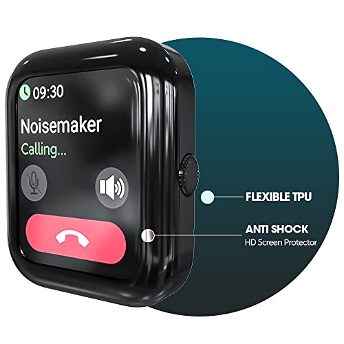 Sounce Protective Case Cover Compatible Noise Colorfit Pulse Buzz Protective Case PET HD Clear Ultra-Thin Cover with Unbreakable Screen Guard