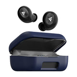 Sounce Earphone Case Cover Compatible with Boult Audio AirBass PowerBuds, Soft Silicone Skin Case Cover Shock-Absorbing Protective Case with Keychain [Front LED Visible] -(Black)  INR₹19900INR₹199.0