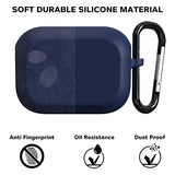 Sounce Compatible with Boult Audio Z15 / Boult Audio Airbass Propods / Boult Audio Airbass Propods X Case, Soft Silicone Skin Case Cover Shock-Absorbing Protective Case with Keychain [Front LED Visible]