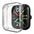 Sounce Watch Case Compatible with ‎Noise Colorfit Pulse Go Buzz Tempered Glass Screen Protector, HD Clear Touch Sensitive Ultra-Thin TPU Protective Cover (Black)