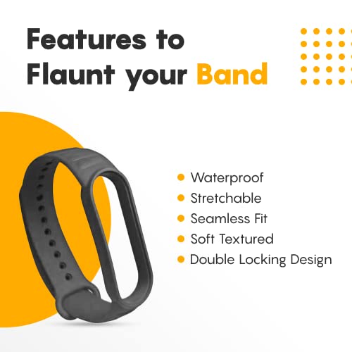 Sounce Adjustable Band Strap Compatible for Xiaomi Mi Band 5/ Mi Band 6 (Not Compatible with Mi Band 3/4)