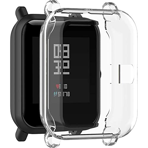 Sounce Soft TPU Front Protection Case Cover for Amazfit GTS 2 Mini/BIP U/Bip U Pro/BIP Lite/Bip S/Bip S Lite Smart Watch (Flexible | Silicone)
