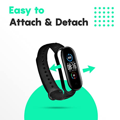Sounce Adjustable Band Strap Compatible for Xiaomi Mi Band 5/ Mi Band 6 (Not Compatible with Mi Band 3/4)
